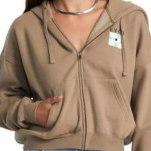 NWOT‎  RVCA Womens Court Zip Up Hoodie/ Sweatshirt Size S